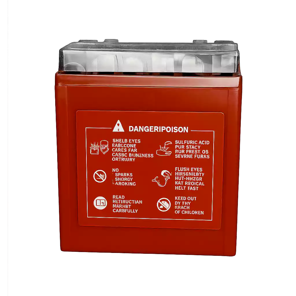 20251203_1022_Battery Safety Label_remix_01kbhfmsyafj7t7a55jed38hyp باتری 12v7Ah ایکس مکس XMAX - تصویر 2